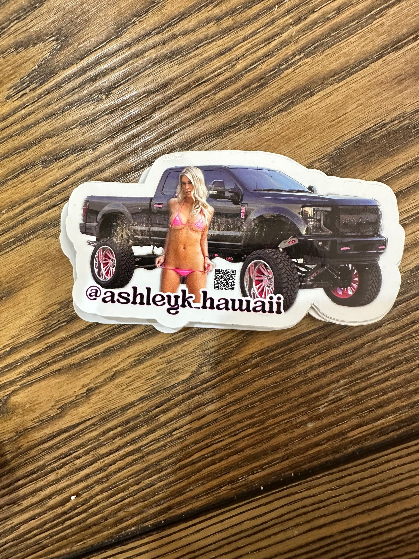 Truck sticker